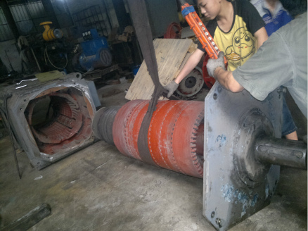 立式電機和直流電機維修轉(zhuǎn)子的抽裝方法及注意事項